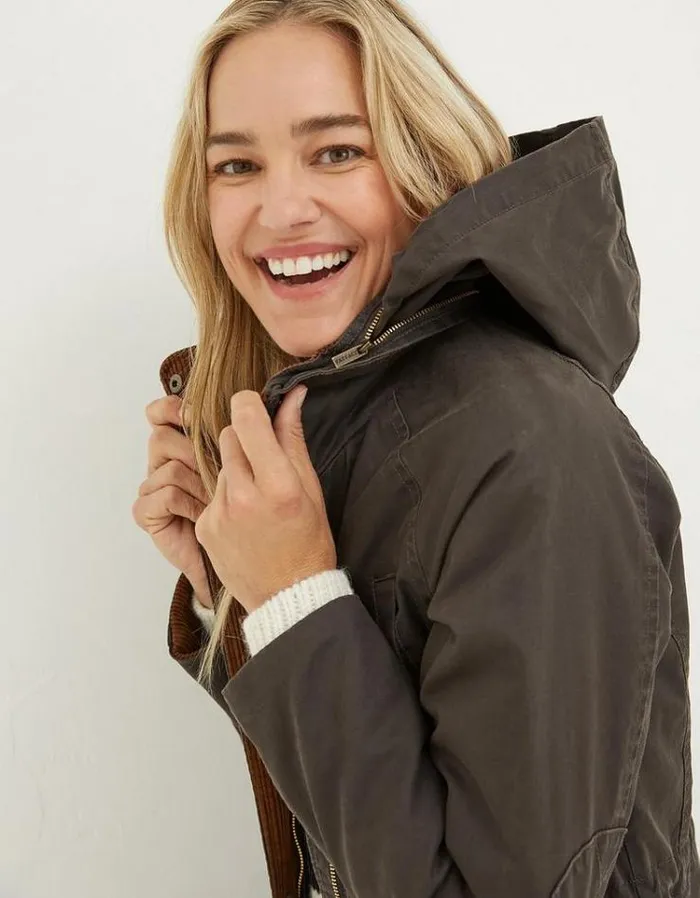 Women FatFace Coats and Jackets Sussex Heritage Coat Brown