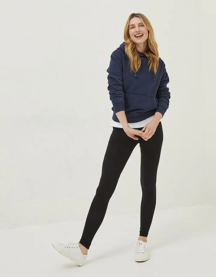Women FatFace Jeans and Dungarees Meribel Leggings Black