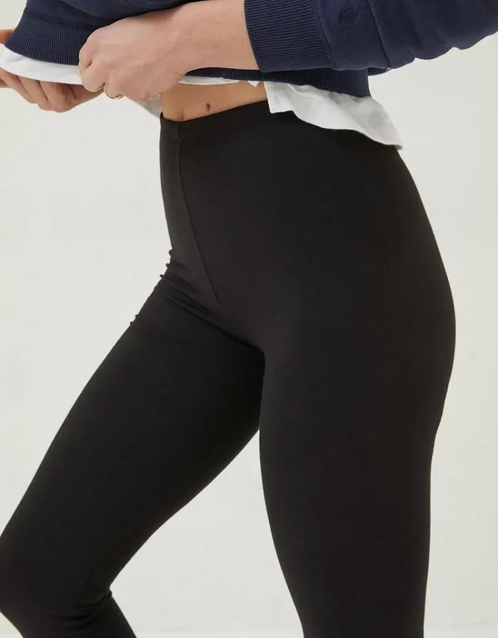 Women FatFace Jeans and Dungarees Meribel Leggings Black
