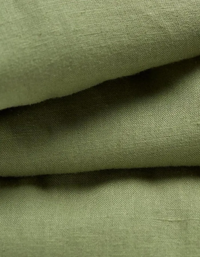 Women FatFace Pants and Leggings Austell Linen Blend Joggers Khaki Green