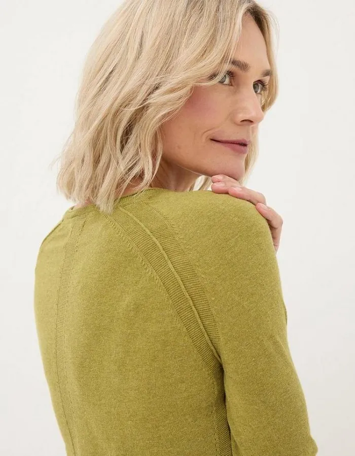 Women FatFace Sweaters and Cardigans Rose Cardigan Dark Green