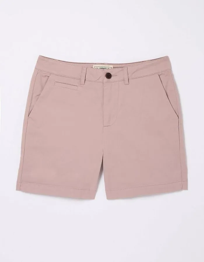 Women FatFace Vacation Shop Padstow Chino Shorts Washed Pink