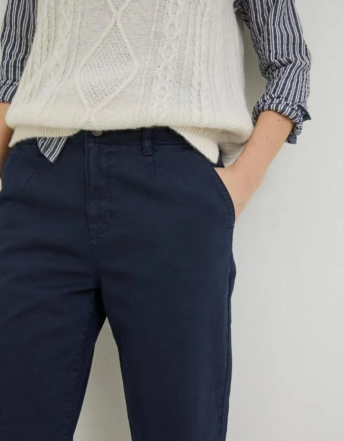 Women FatFace Women039s Sale Aspen Tapered Chinos Navy