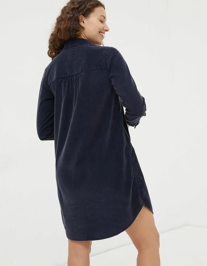 Women FatFace Women039s Sale Chester Cord Dress Dark Navy