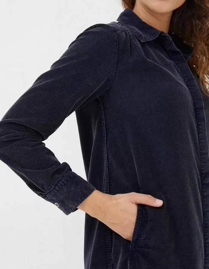 Women FatFace Women039s Sale Chester Cord Dress Dark Navy