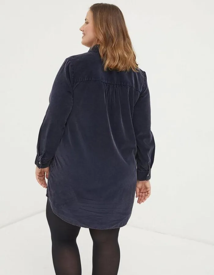 Women FatFace Women039s Sale Chester Cord Dress Dark Navy