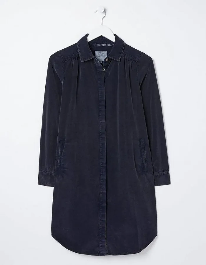 Women FatFace Women039s Sale Chester Cord Dress Dark Navy
