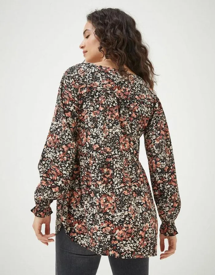 Women FatFace Women039s Sale Dylan Blush Longline Blouse Black