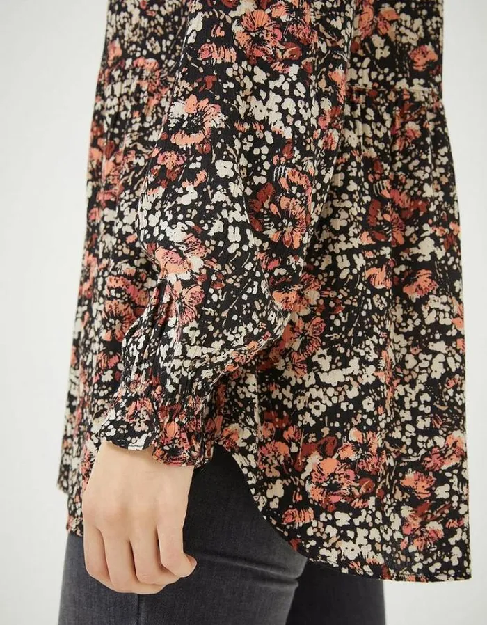 Women FatFace Women039s Sale Dylan Blush Longline Blouse Black