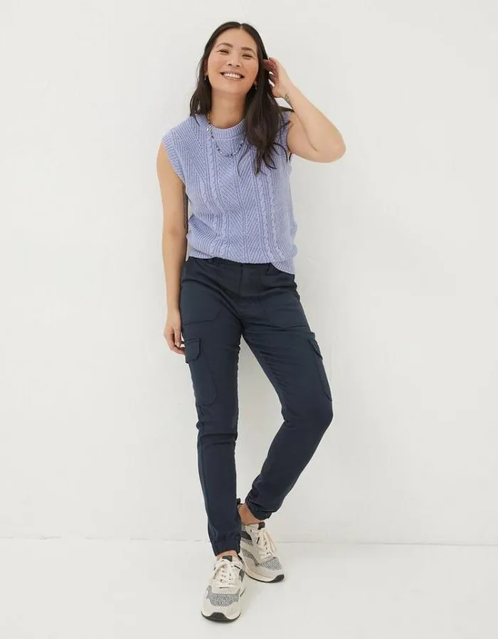 Women FatFace Women039s Sale Hythe Cargo Pants Navy