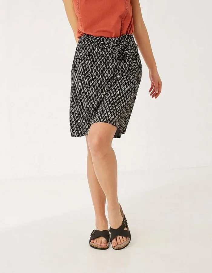 Women FatFace Women039s Sale Mia Mini Spirit Geo Print Skirt Black