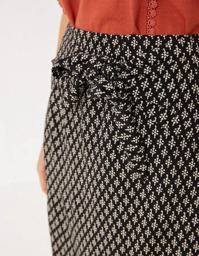 Women FatFace Women039s Sale Mia Mini Spirit Geo Print Skirt Black