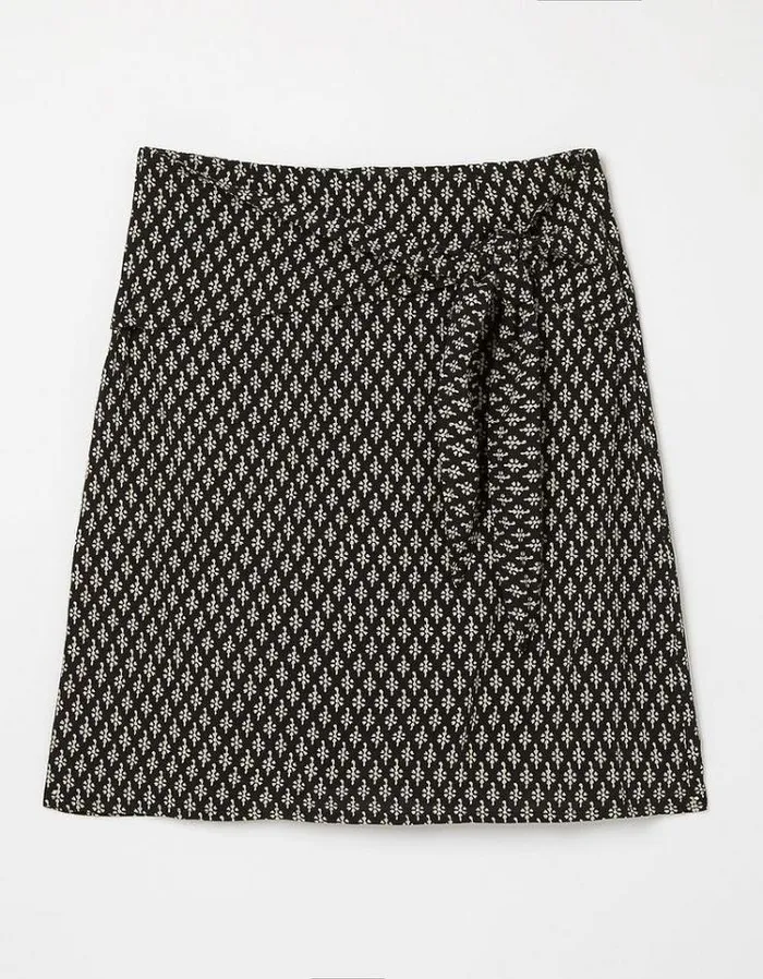 Women FatFace Women039s Sale Mia Mini Spirit Geo Print Skirt Black