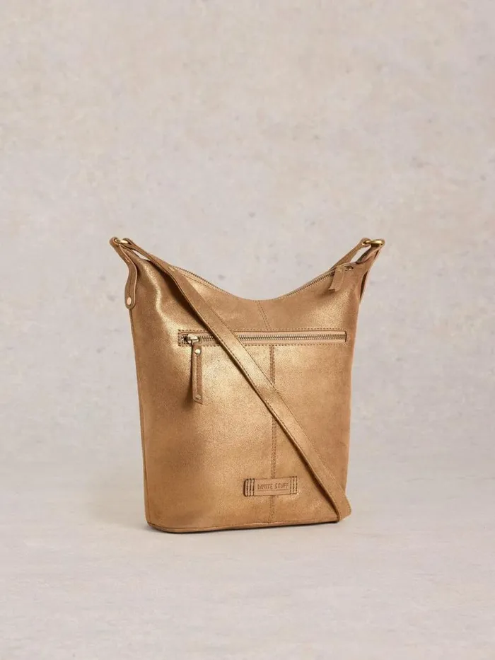 Women Fern Crossbody Mixed Metallic White Stuff Bags and Purses