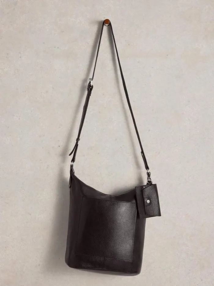 Women Fern Crossbody Pure Black White Stuff Bags and Purses Women Fern Crossbody Pure Black White Stuff Bags and Purses
