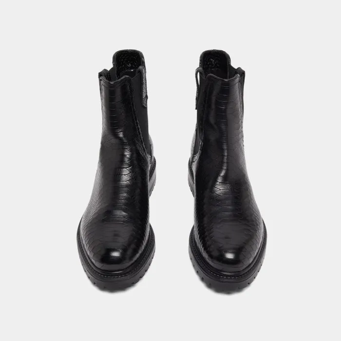 Women Flat Boots Black JONAK Ankle Boots Lowboots