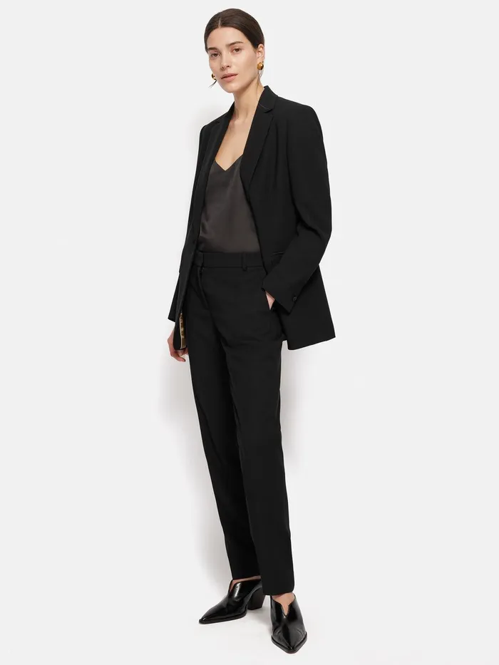 Women Fluid Twill Knox Blazer Black Jigsaw Suits and Tailoring