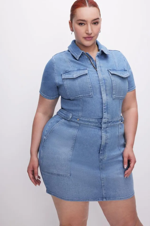 Women GOOD AMERICAN Dresses FIT FOR SUCCESS MINIDRESS Blue274