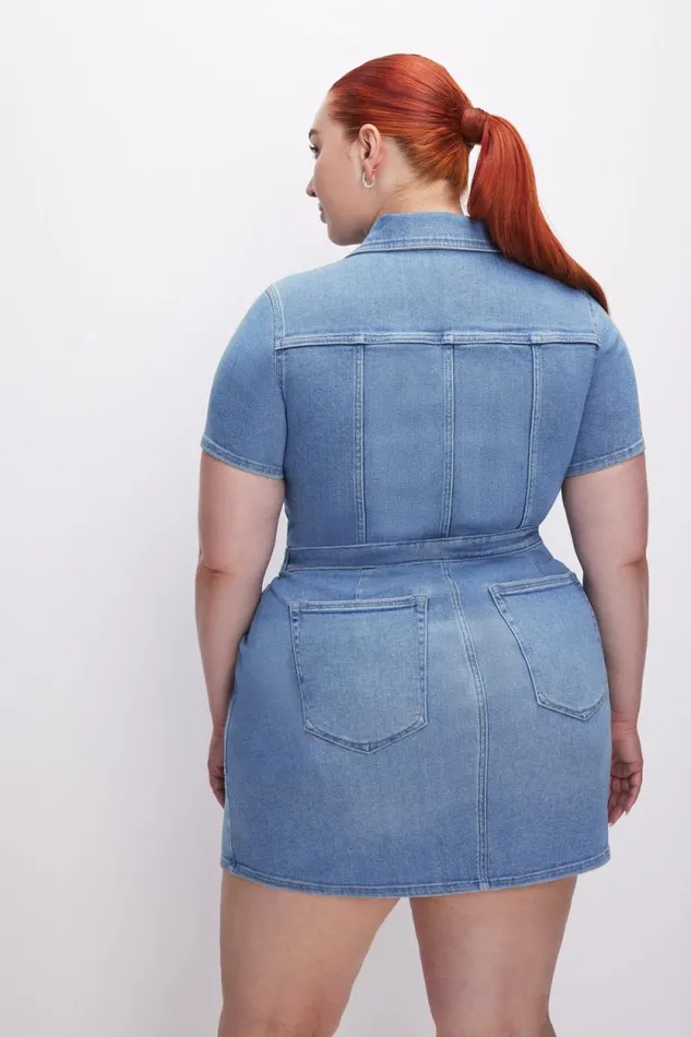 Women GOOD AMERICAN Dresses FIT FOR SUCCESS MINIDRESS Blue274