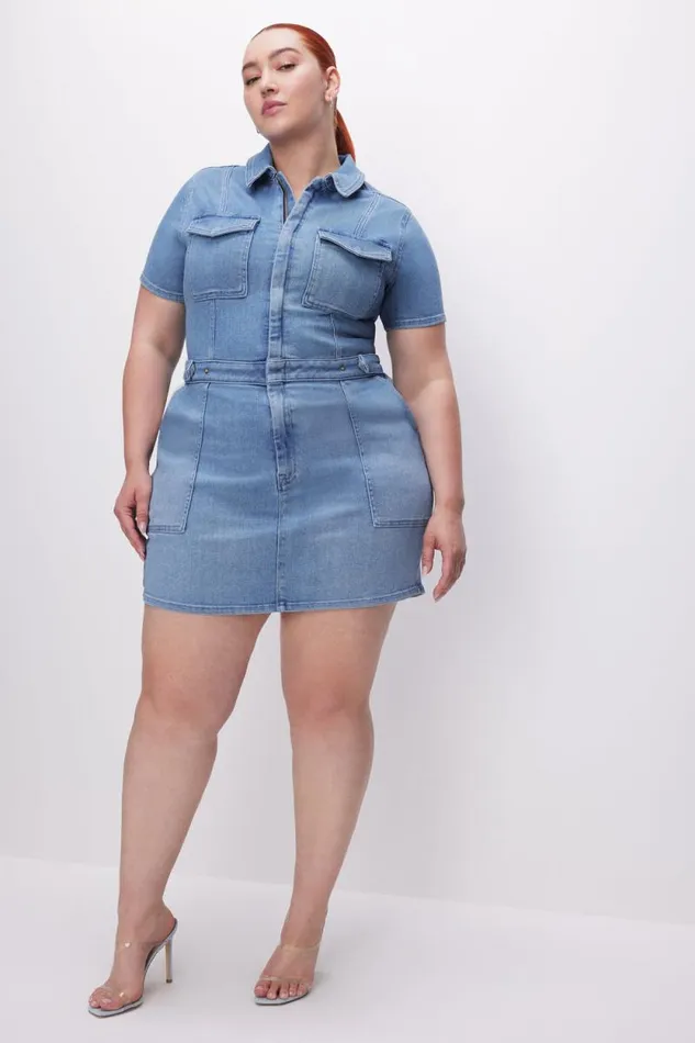 Women GOOD AMERICAN Dresses FIT FOR SUCCESS MINIDRESS Blue274