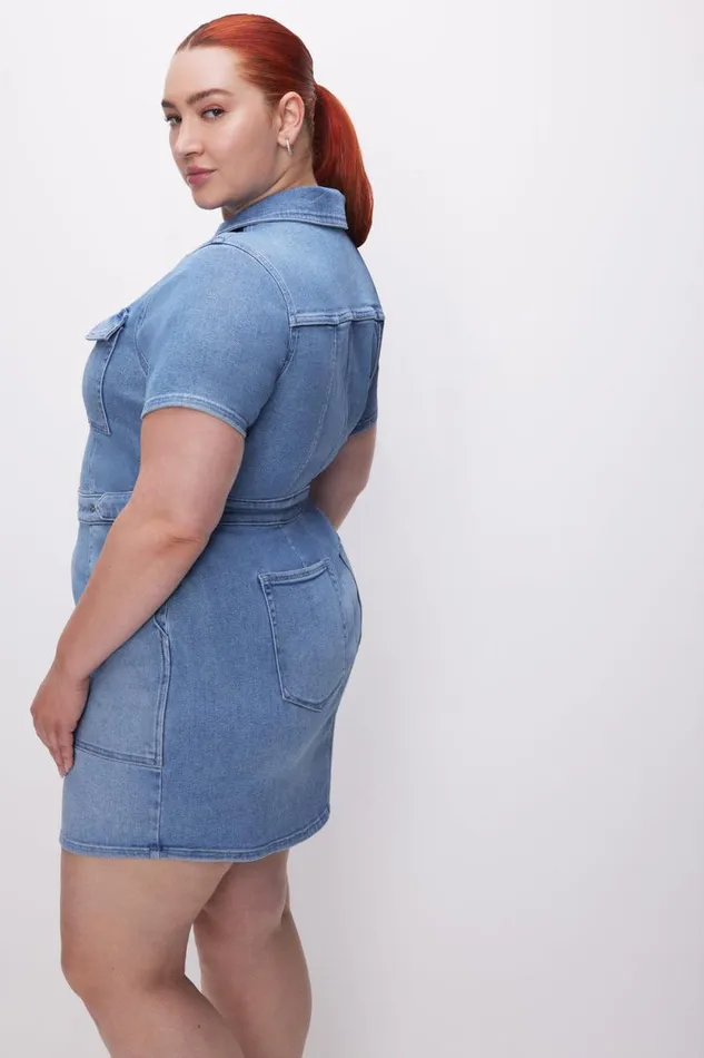 Women GOOD AMERICAN Dresses FIT FOR SUCCESS MINIDRESS Blue274