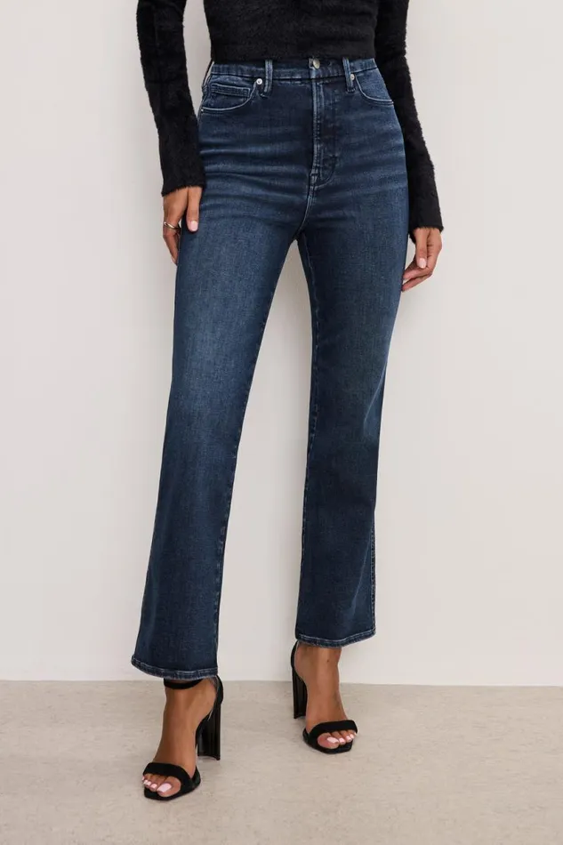 Women GOOD AMERICAN Jeans ALWAYS FITS GOOD CURVE STRAIGHTJEANS Indigo744