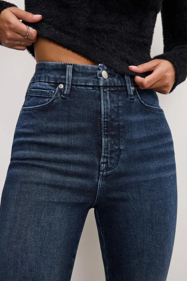 Women GOOD AMERICAN Jeans ALWAYS FITS GOOD CURVE STRAIGHTJEANS Indigo744