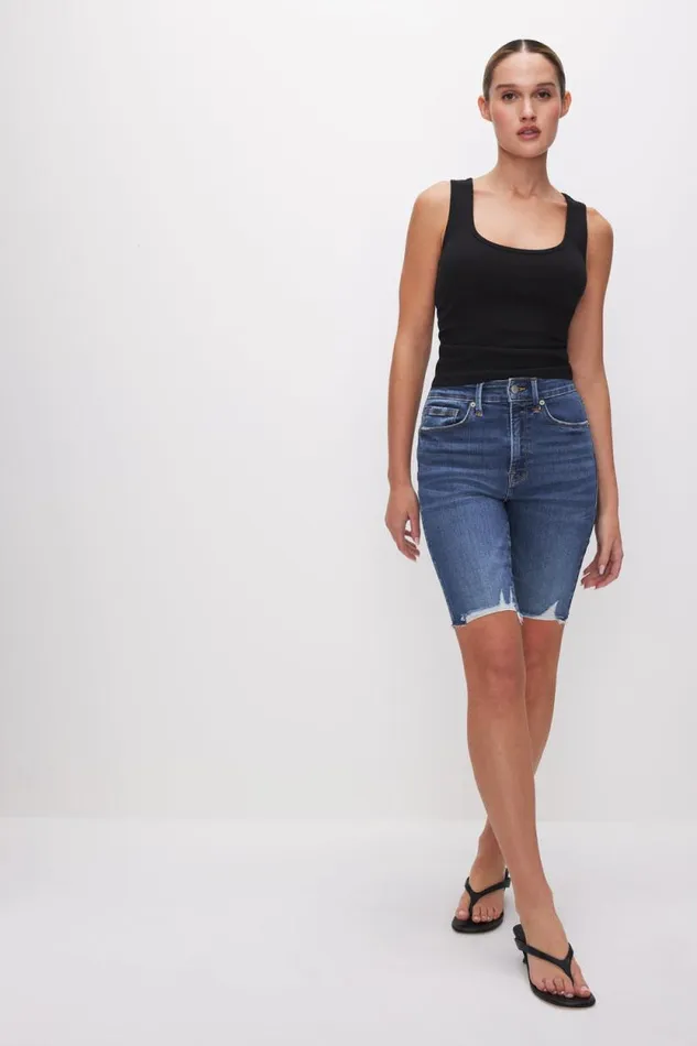 Women GOOD AMERICAN Jeans ALWAYS FITS GOOD LEGS BERMUDASHORTS Indigo520