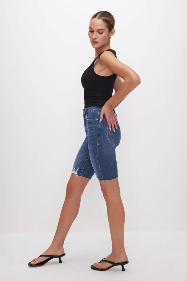 Women GOOD AMERICAN Jeans ALWAYS FITS GOOD LEGS BERMUDASHORTS Indigo520