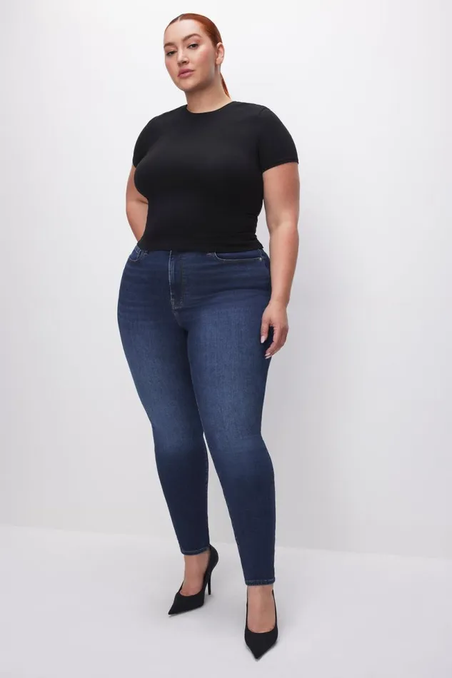Women GOOD AMERICAN Jeans ALWAYS FITS GOOD LEGS SKINNYJEANS Indigo446