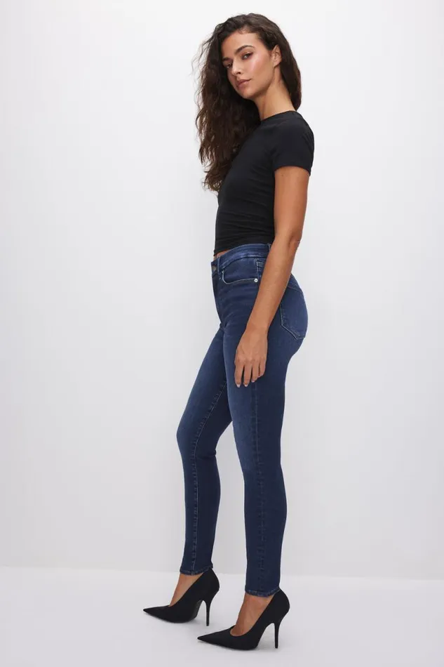 Women GOOD AMERICAN Jeans ALWAYS FITS GOOD LEGS SKINNYJEANS Indigo446