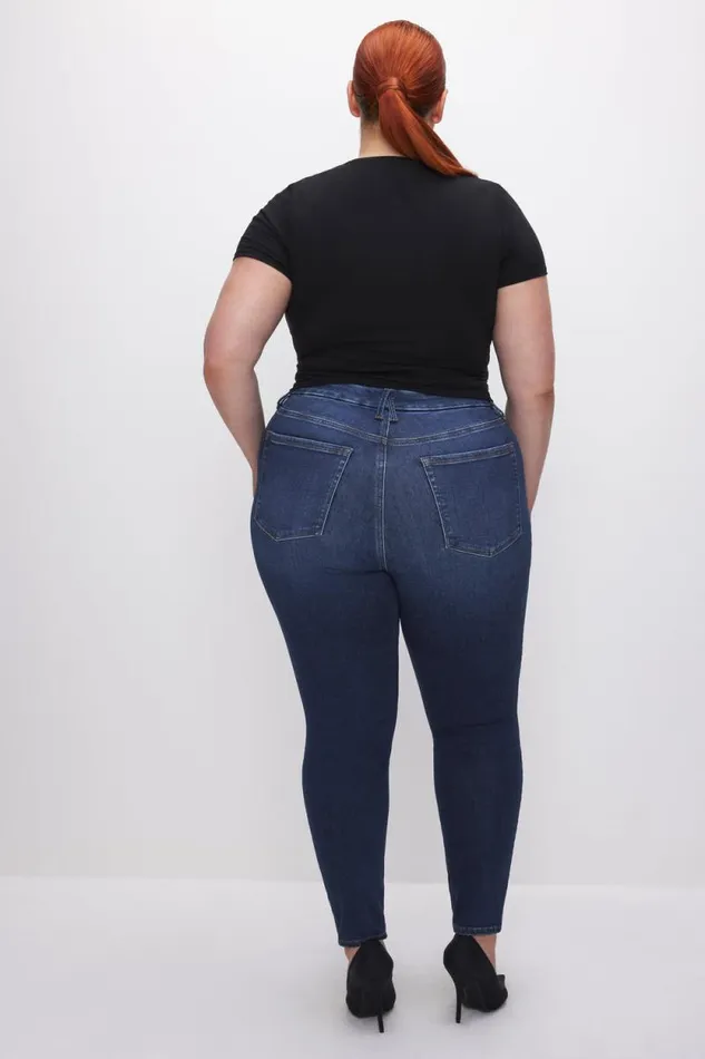 Women GOOD AMERICAN Jeans ALWAYS FITS GOOD LEGS SKINNYJEANS Indigo446