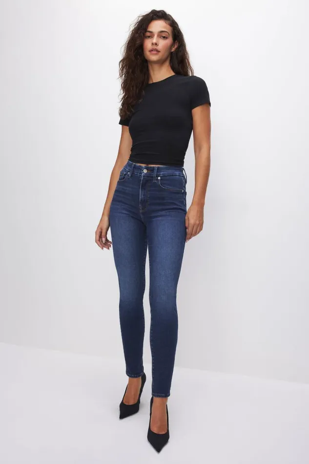 Women GOOD AMERICAN Jeans ALWAYS FITS GOOD LEGS SKINNYJEANS Indigo446