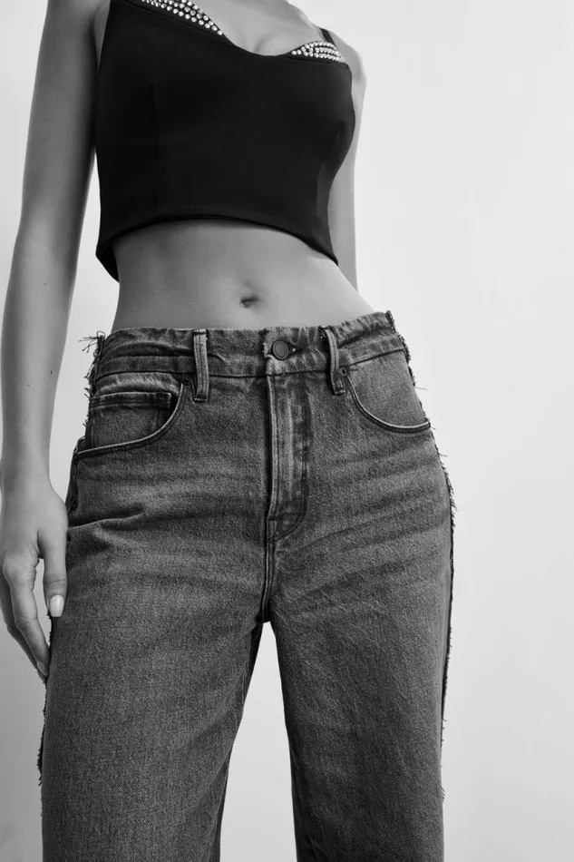 Women GOOD AMERICAN Jeans GOOD 90s RELAXEDJEANS Black365