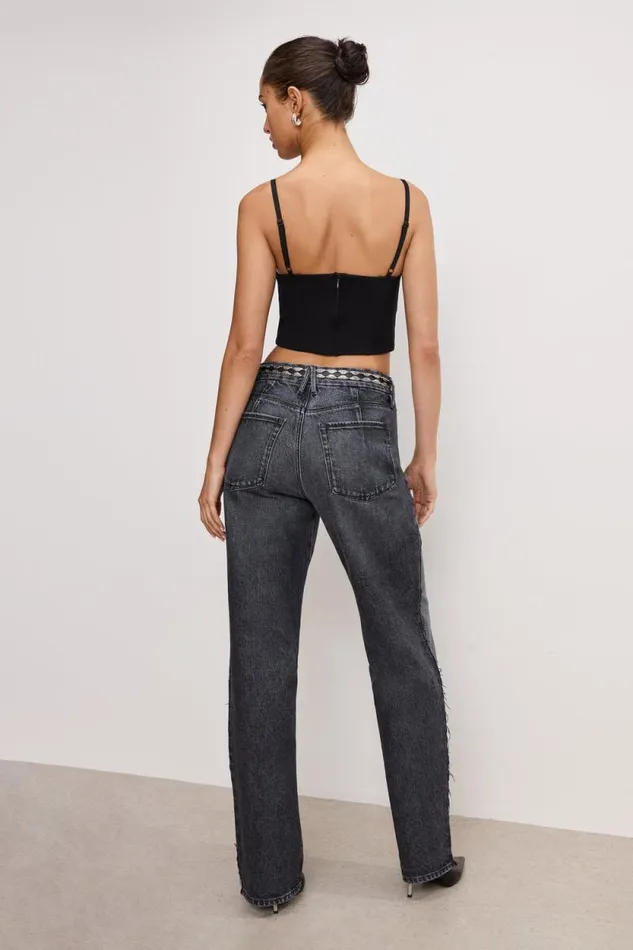 Women GOOD AMERICAN Jeans GOOD 90s RELAXEDJEANS Black365