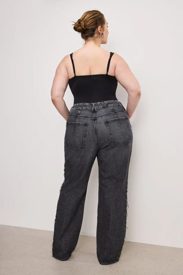 Women GOOD AMERICAN Jeans GOOD 90s RELAXEDJEANS Black365