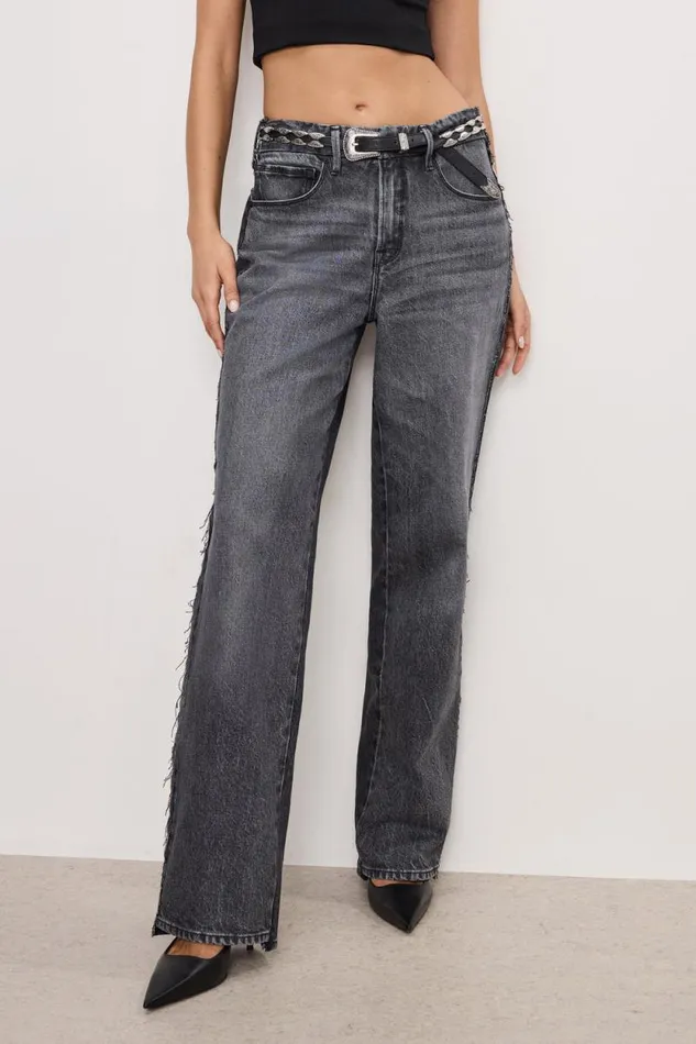 Women GOOD AMERICAN Jeans GOOD 90s RELAXEDJEANS Black365