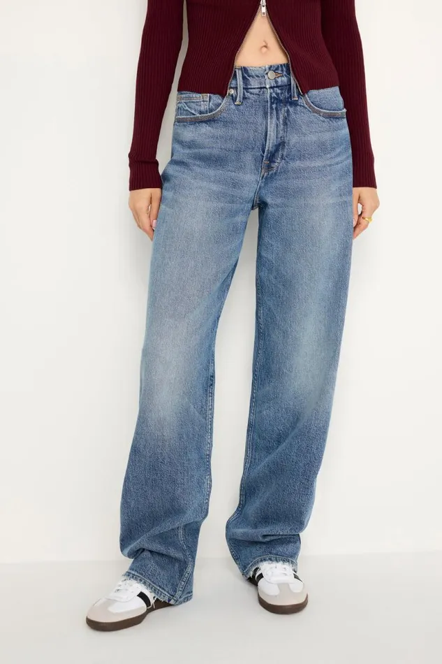 Women GOOD AMERICAN Jeans GOOD 90s RELAXEDJEANS Indigo575
