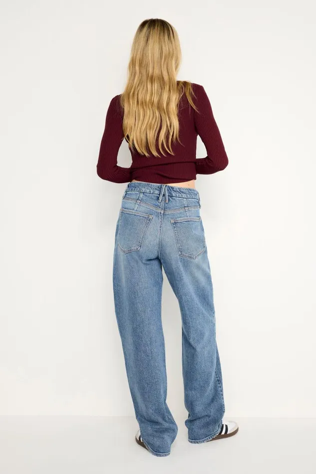 Women GOOD AMERICAN Jeans GOOD 90s RELAXEDJEANS Indigo575