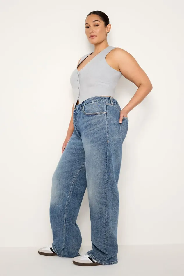 Women GOOD AMERICAN Jeans GOOD 90s RELAXEDJEANS Indigo575