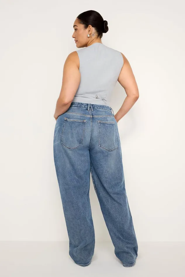 Women GOOD AMERICAN Jeans GOOD 90s RELAXEDJEANS Indigo575