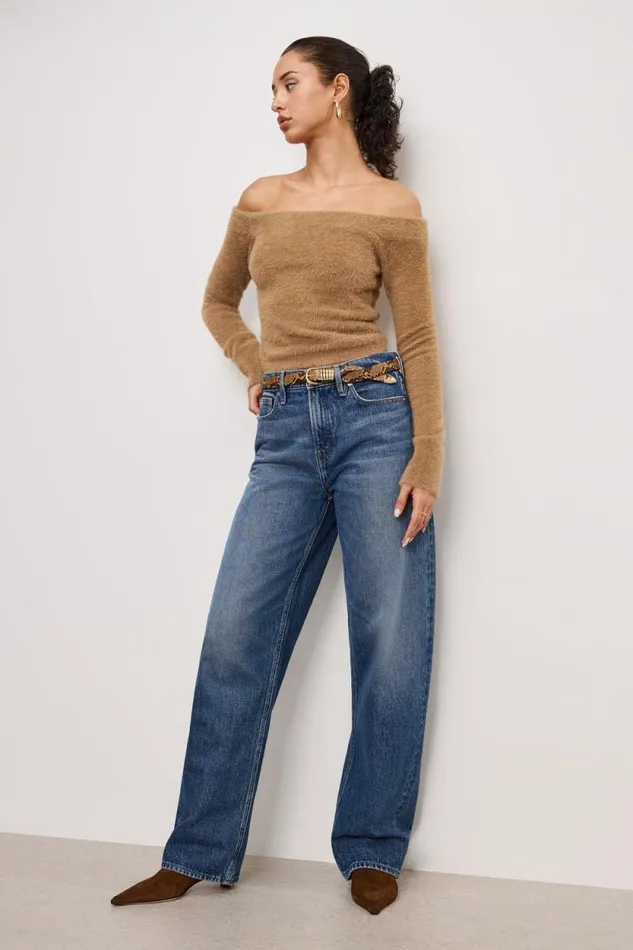 Women GOOD AMERICAN Jeans GOOD BARREL RELAXEDJEANS Indigo740