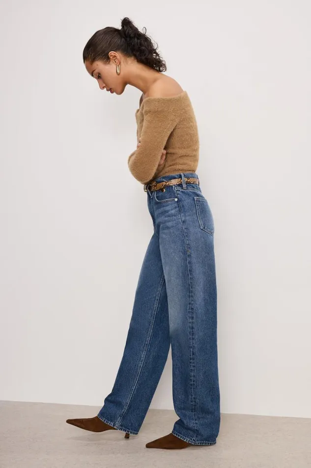 Women GOOD AMERICAN Jeans GOOD BARREL RELAXEDJEANS Indigo740 Women GOOD AMERICAN Jeans GOOD BARREL RELAXEDJEANS Indigo740