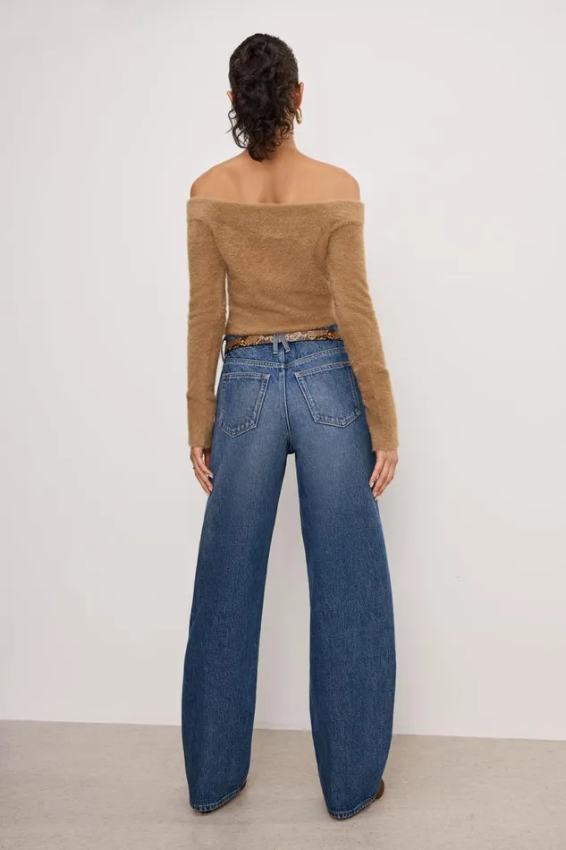 Women GOOD AMERICAN Jeans GOOD BARREL RELAXEDJEANS Indigo740 Women GOOD AMERICAN Jeans GOOD BARREL RELAXEDJEANS Indigo740
