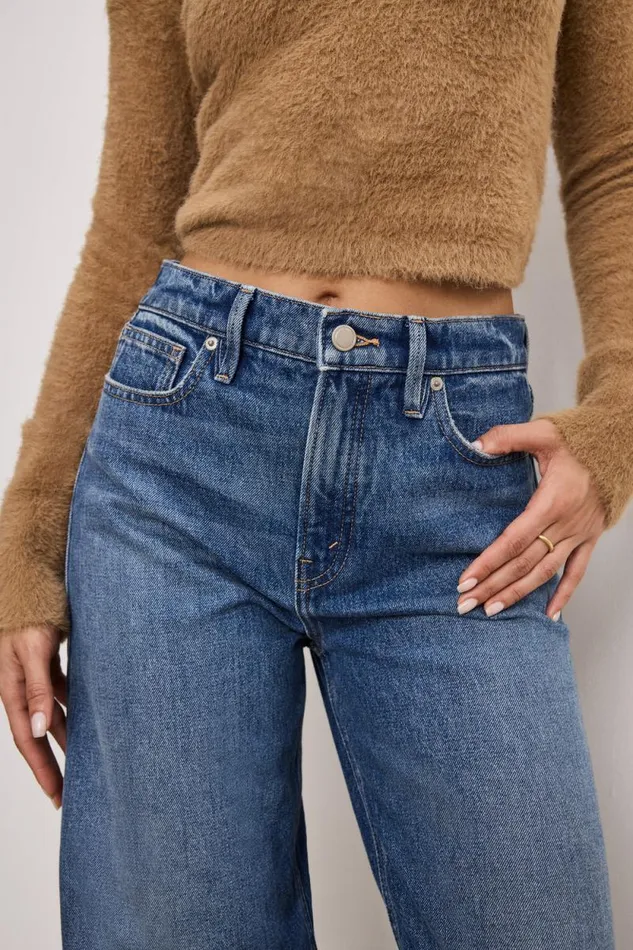 Women GOOD AMERICAN Jeans GOOD BARREL RELAXEDJEANS Indigo740 Women GOOD AMERICAN Jeans GOOD BARREL RELAXEDJEANS Indigo740