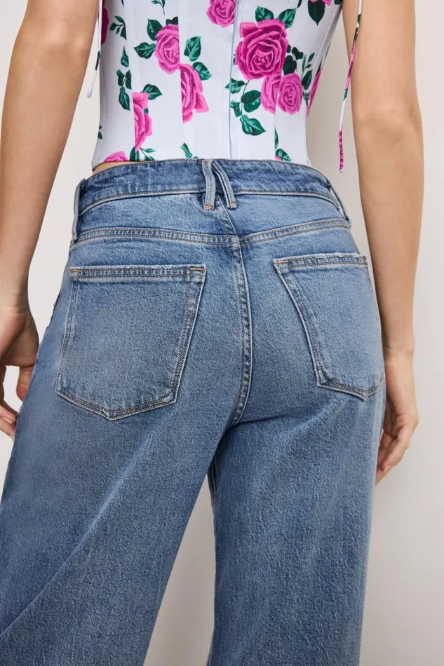 Women GOOD AMERICAN Jeans GOOD EASE RELAXEDJEANS Indigo575