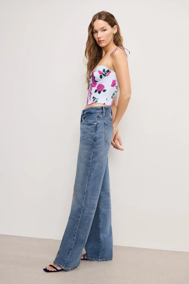 Women GOOD AMERICAN Jeans GOOD EASE RELAXEDJEANS Indigo575