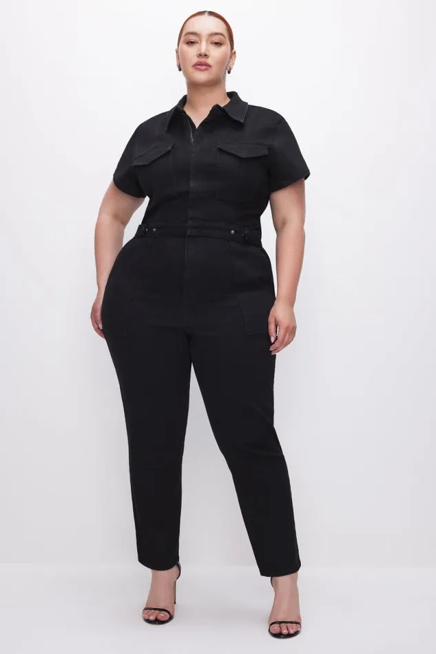 Women GOOD AMERICAN Jumpsuits FIT FOR SUCCESSJUMPSUIT Black099