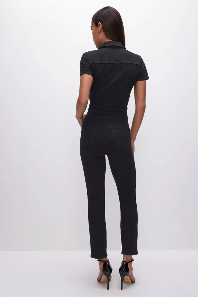 Women GOOD AMERICAN Jumpsuits FIT FOR SUCCESSJUMPSUIT Black099