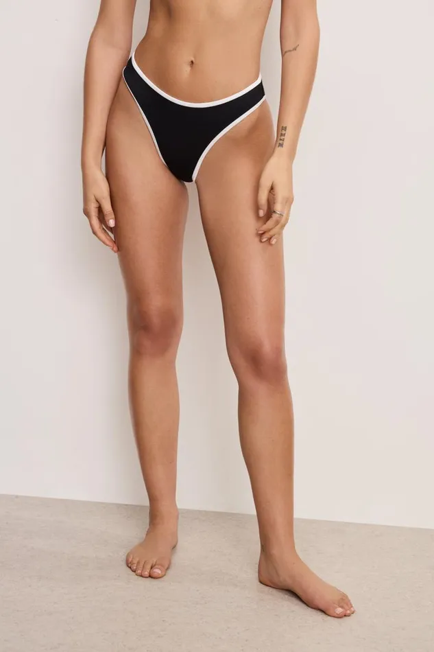 Women GOOD AMERICAN Swim BETTER BIKINIBOTTOM Black001